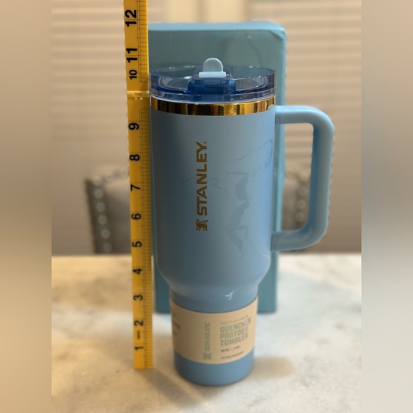 The Messi x Stanley Blue Unique Design Quencher ProTour Flip Straw Tumbler, 40oz - Picture 5 of 13